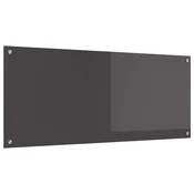 Kuhinjski zid Tamno siva 120 x 50 cm Staklo otporno na udarce