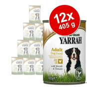 Varčno pakiranje Yarrah Bio 12 x 400 g oz. 405 g - Piščanec & govedina s koprivo & paradižnik (12 x 405 g)