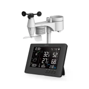 Sencor - Profes. meteorološka stanica s LCD zaslonom i budilicom 5V/1xCR2032 + 3xAA Wi-Fi