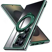 GS Magnetni ovitek za Samsung Galaxy S25 Ultra, za MagSafe, zelen