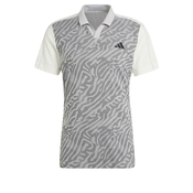 Muški teniski polo Adidas Tennis Airchill Pro Freelift Poloshirt - grey two/black/off white