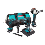 Komplet baterij za stroj MAKITA Li-ion LXT 18V / brusilnik DGA504 + kladivo DHR241 + izvijač DDF482 / DLX3078TX1