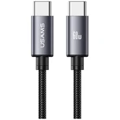 USAMS USAMS U91 60W USB-C NA USB-C KABEL 1M ZA TELEFONE 12 13 14 1M ZA POLNJENJE