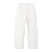 MANGO Kargo kavbojke Papaya bel denim