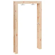 Vidaxl Zunanji tuš 226 cm Trden borov les in nerjaveče jeklo Naravna