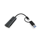 Icybox IB-LAN301-C3 USB-A in USB-C mrežna kartica/adapter na 2.5 Gbit Ethernet