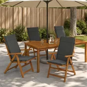 vidaXL 6-delne blazine za visok naslon GEMERT 6 pcs 100% poliester