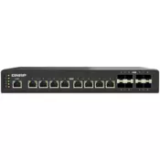 Upravljano industrijsko stikalo QNAP QSW-IM3216-8S8T: 16 10G vrat (8 10Gb SFP+ in 8 10Gb RJ-45) QSW-IM3216-8S8T