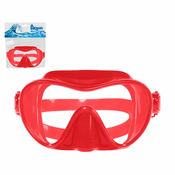 NEW Maska za potapljanje Rdeča Silikon Odrasle