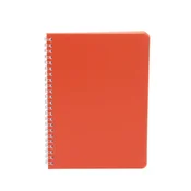 Kolegij blok - A5, špiralni, brezčrtni, 60 listov, PP, 80 g, oranžen