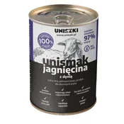UNISZKI UNIsmak Mokra hrana za pse, jagnjetina s bučo, 400 g