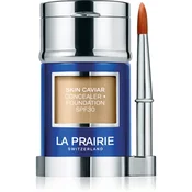 La Prairie Skin Caviar Concealer Foundation puder in korektor SPF 30 odtenek Pure Linen NW-05 30 ml