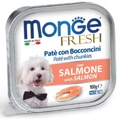 Monge Fresh Pate, komadići s lososom, 100 gr