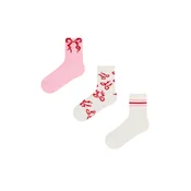 Penti Nogavice PENTI 2er-Pack Socken mit fliegendem Schleifenmuster mešane barve