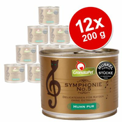 Varčno pakiranje GranataPet Symphonie 12 x 200 g - Čisti piščanec