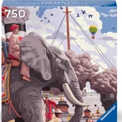 Ravensburger puzzle (slagalice) – 750pcs Put oko sveta za 80 dana RA12001201