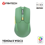 Miška WGC2 Venom II, Wireless, Fantech, zelena