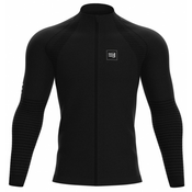 Muška sportski pulover Compressport Seamless Zip Sweatshirt - black