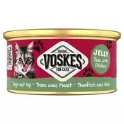 shumee Voskes Jelly Tuna With Chicken - mokra hrana za mačke s tuno in piščancem v želeju 85 g