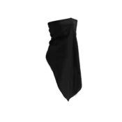 Šal obrazni - črn