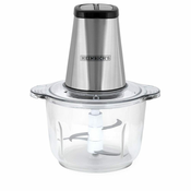 slomart Heinrichova Nemčija HMZ 8850 - Električni drobilnik s 4 rezili, kapaciteta 2 L, moč 500 W, inox in srebrna barva