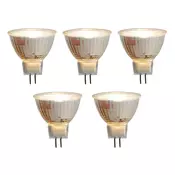 Komplet 5 LED žarnic GU5.3 MR16 5W 420lm 2700K 12V