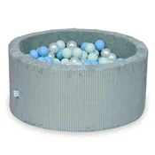 shumee Suhi bazen 90x40 Corduroy Light mint 300 kroglic: biserna, svetla mint, svetlo modra