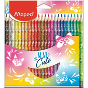 Olovke Maped Mini Cute - Peps, 24 boje