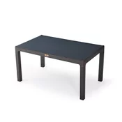 BOLZZ Baštenski sto 70x120cm Rattan, Antracit