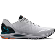 Under Armour Mens UA HOVR Sonic 6 Running Shoes White/Black/Blue Surf 44,5