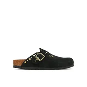BIRKENSTOCK  Sandales  boston rivet daim  Črna