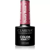 CLARESA hibridni lak za nohte DUSTY ROSE 5-5g
