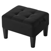 Songmics Noga za počitek 40x32x26 cm Črna