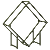 Stalak za drva 80x25x80 cm hladno valjani celik