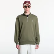Hoodica Fred Perry Half Zip Sweatshirt Green M