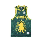 Mens Puma HOOPS x SE PALMEIRAS Basketball Jersey, Green, Size XXL, Sport