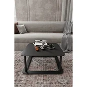 Hanah Home Klub sto Hole Square, 70x38x70 cm, Crni