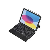 MW MW, Ohišje za iPad 10,9“ Folio Quick Note s tipkovnico QWERTY ZDA Bluetooth 3.0, Črna, (5000010152)