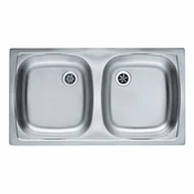 NERJAVNO POMIVALNO KORITO ALVEUS BASIC 160, SATIN 780X435 MM