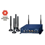 PLANET Industrial/Vehicle 5G NR Cellular Wireless Gateway with M12 PoE+ prehod/krmilnik 1000 Mbit/s