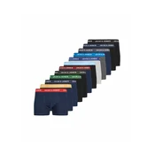 JACK & JONES Boksarice mornarska / svetlo siva / pegasto siva / črna