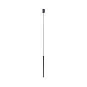 Redo 01-3858 - LED luster na sajli NIKOS LED/8W/230V CRI 90, precnik 6 cm, crna