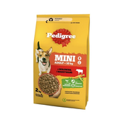 Pedigree Adult Mini suha hrana za pse - govedina, povrce 2 kg