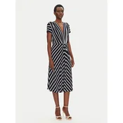 Joseph Ribkoff Pletena obleka 251295X Mornarsko modra Regular Fit
