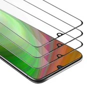Cadorabo CADORABO Vivo X21s - Zaščitna folija v transparentno s čarno - 3-pack Kaljeno steklo za zaščito zaslona s trdoto 9H in 3D dotikom, (20548527)
