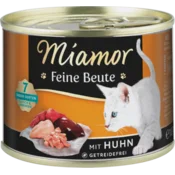 Miamor Mačja hrana Feine Beute, konzerva 185 g - Piščanec
