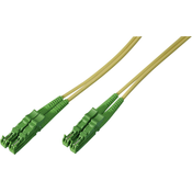 DIGITUS Digitus AL-9E2000-01I steklena vlakna optična vlakna priključni kabel [1x moški konektor E2000®/APC 8° - 1x moški konektor E2000®/APC 8°] 9/125 µ Singlemode OS2 1.00 m, (20519459)