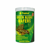 TROPSKI Zelene Alge Oblati - hrana za glonojadów rastlin in drugih dnu rib in lupinarjev 250 ml/113 g