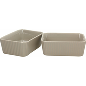sagaform 2-delni set pekačev Mini Flora - Bež