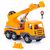 Djecja igracka Polesie Toys - Kamion s dizalicom